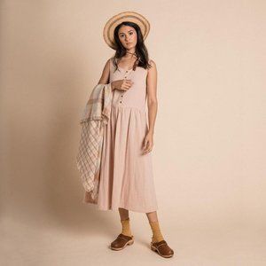 Olli Ella Organic Cotton Cassia Dress in Quartz, M